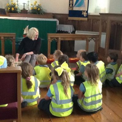 Robin and Kestrel visit St Barnabas